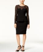 Thalia Sodi Lace Peplum Dress, Created For Macy's
