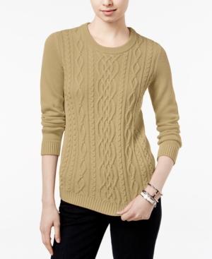Tommy Hilfiger Lucy Cable-knit Sweater, Only At Macy's