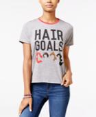Mighty Fine Juniors' Disney Princess Hair Goals Graphic T-shirt