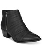 Circus By Sam Edelman Holden Zipper Block-heel Booties Women's Shoes