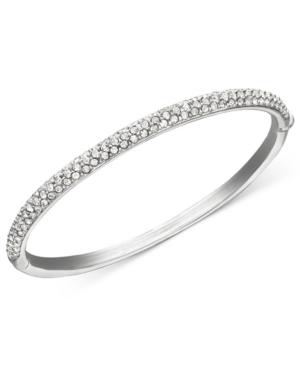 Danori Bracelet, Silver-tone Crystal Bangle