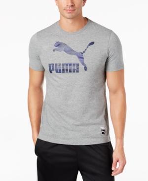 Puma Men's Camo-logo T-shirt