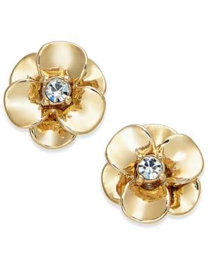Kate Spade New York Crystal Flower Stud Earrings