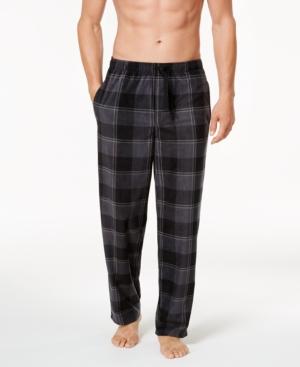 Perry Ellis Men's Buffalo Plaid Soft Fleece Pants