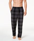 Perry Ellis Men's Buffalo Plaid Soft Fleece Pants