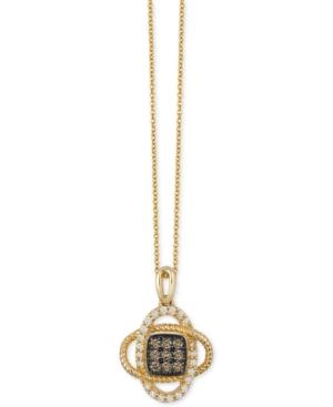 Le Vian Chocolatier Diamond Pendant Necklace (1/4 Ct. T.w.) In 14k Gold