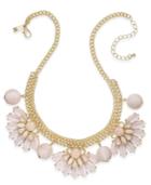 Inc International Concepts Gold-tone Stone & Thread Statement Necklace, Only At Macy's