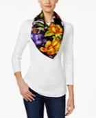 Echo Flora Botanica Silk Square Scarf