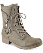 G By Guess Brylee Lace-up Combat Booties Women's Shoes