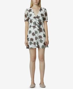 Avec Les Filles Printed Fit & Flare Dress
