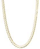 22 Curb Chain (4-3/5mm) Necklace In 14k Gold