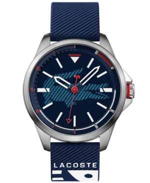 Lacoste Men's Capbreton Blue Silicone Strap Watch 46mm