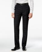 Bar Iii Men's Slim-fit Blackwatch Plaid Tuxedo Pants, Only At Macy's