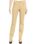 Style&co. Straight-leg Tummy- Control Jeans, Colored Wash