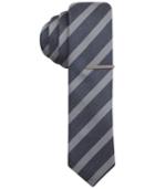 Alfani Wheaton Stripe Skinny Tie, Only At Macy's