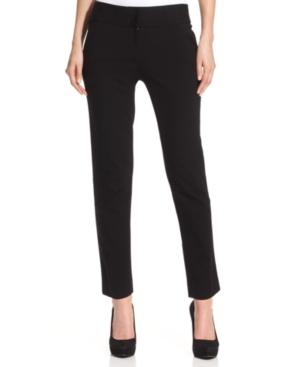 Vince Camuto Straight-leg Ponte Ankle Pants