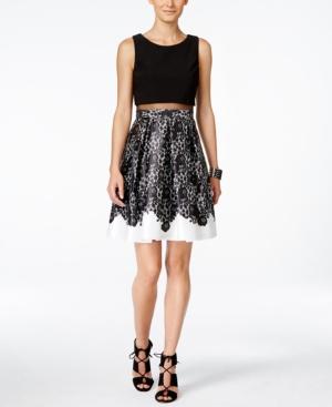 Inc International Concepts Sleeveless Illusion Fit & Flare Dress, Only At Macy's