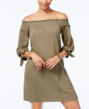 Jessica Simpson Juniors' Marlika Off-the-shoulder Dress