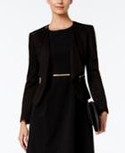 Nine West Roma Faux-leather-trim Blazer
