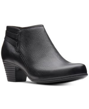 Clarks Collection Women's Valarie 2 Ashly Booties Women's Shoes