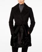 Calvin Klein Faux-fur-panel Walker Coat
