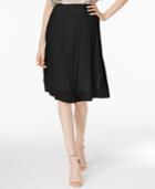 Grace Elements Pleated A-line Skirt
