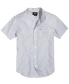 Rvca Men's Milkman Stripe Pocket Shirt