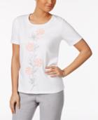 Alfred Dunner Rose Hill Beaded Top
