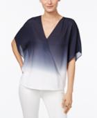 Inc International Concepts Surplice Ombre Top, Only At Macy's