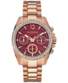 Wittnauer Men's Chronograph Lucy Rose Gold-tone Stainless Steel Bracelet Watch 34mm Wn4042