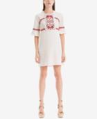Max Studio London Juliette Cotton Embroidered Shift Dress