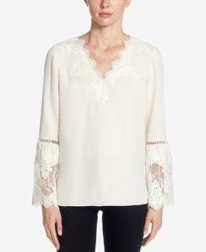 Catherine Catherine Malandrino Tru Lace-applique Top