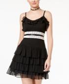 Disney Beauty And The Beast Juniors' Ruffled Dress