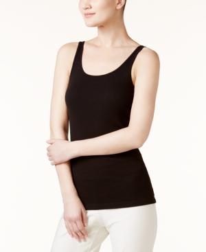 Eileen Fisher System Solid Scoop-neck Tank Top, Regular & Petite
