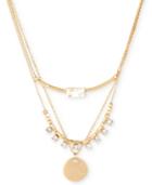 Kenneth Cole Gold-tone Crystal Necklace