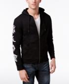 Inc International Concepts Men's Embroidered-sleeve Hoodie, Only At Macy's