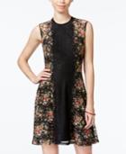 Material Girl Juniors' Sleeveless Lace A-line Dress, Only At Macy's