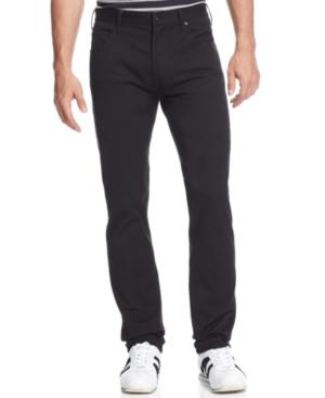 Armani Jeans Men's Straight-leg Jeans, Black Wash