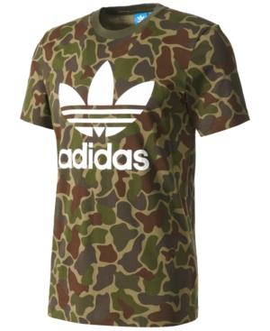 Adidas Originals Men's Camo-print Cotton T-shirt