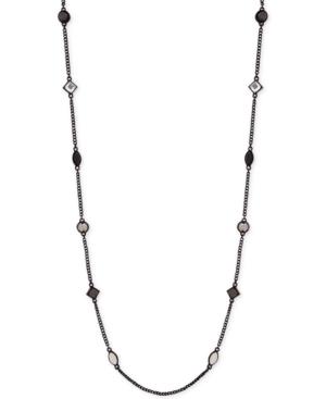 Dkny Crystal & Stone 42 Strand Necklace, Created For Macy's