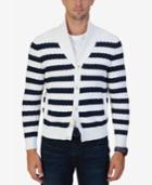 Nautica Men's Breton Striped Shawl-collar Sweater