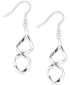 Charter Club Silver-tone Twist Drop Earrings, Created For Macy's