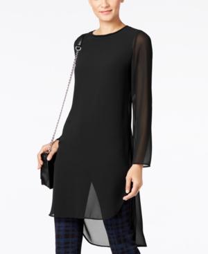 Alfani Illusion Chiffon Tunic, Only At Macy's