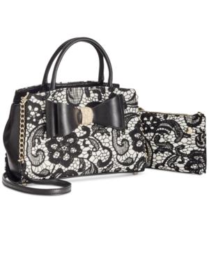 Betsey Johnson Lady Lace Medium Crossbody Satchel