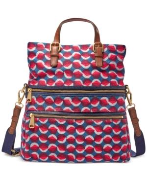 Fossil Explorer Fabric Tote
