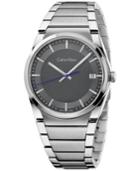 Calvin Klein Men's Swiss Step Stainless Steel Bracelet Watch 38mm K6k31143