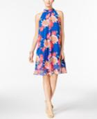 Inc International Concepts Floral-print Trapeze Dress, Only At Macy's