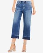 Two By Vince Camuto Cropped Raw-hem Jeans