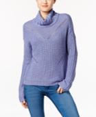 American Rag Cutout-back Turtleneck Sweater, Created For Macy's