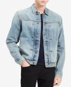 Calvin Klein Jeans Men's Antique Wash Denim Trucker Jacket